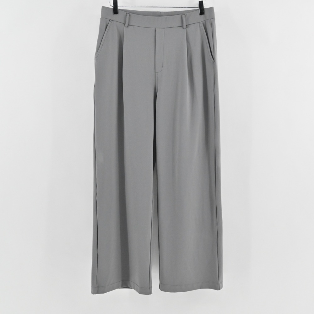 Halara Womens Flex High Waisted Straight Leg Crepe Pants Size L Comfy Minimalist